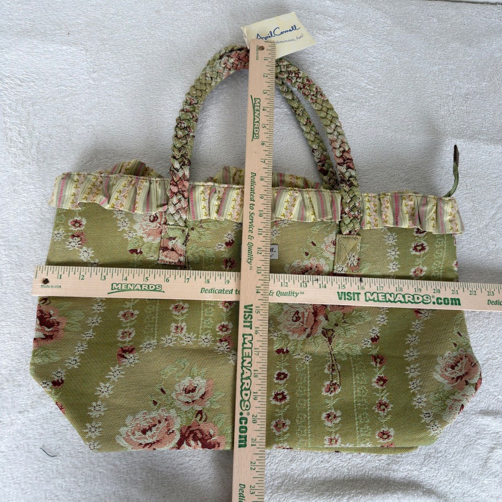 April Cornell Floral Tapestry Tote Bag Cottagecore Boho Shoulder Purse NWT - Picture 3 of 6
